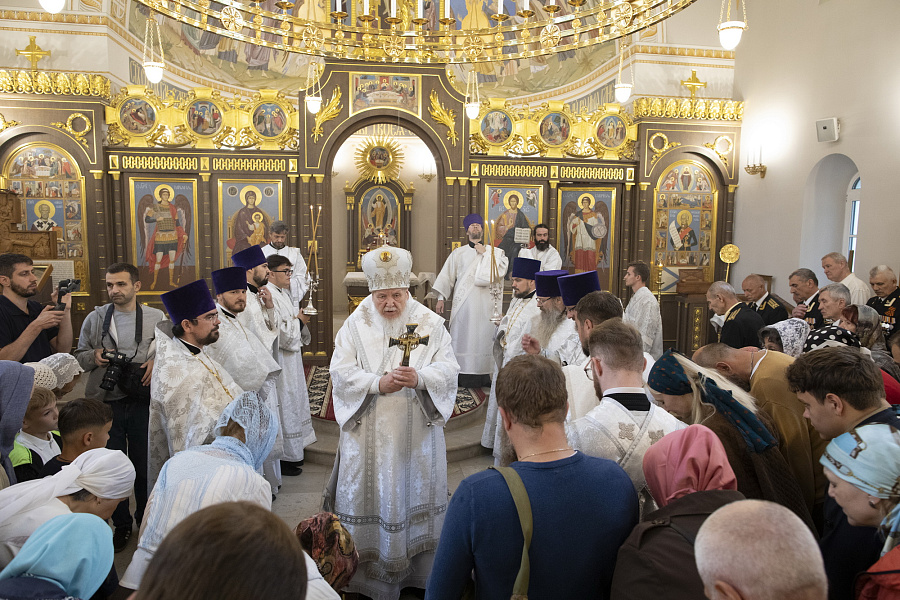 Великое освящение храма праведного Феодора Ушакова в Купавне